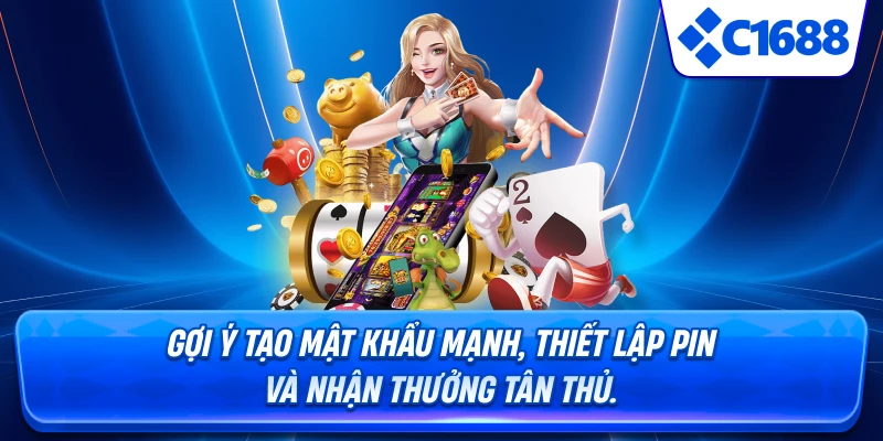 Đăng Ký C1688 - Bước 3: Tạo mật khẩu mạnh và nhập mã xác thực