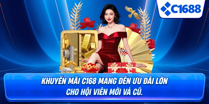 Khuyến Mãi C1688 - Thưởng 100% nạp đầu +168K cho tân thủ
