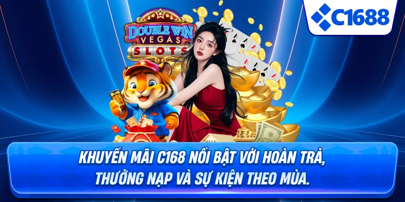 Khuyến Mãi C1688 - Hoàn tiền mỗi ngày lên đến 3% cho mọi hạng mục